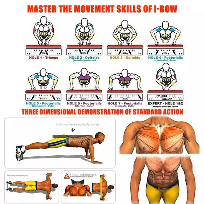 28-in-1 Push Up Board System