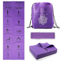 Foldable Travel Yoga Mat with Strap