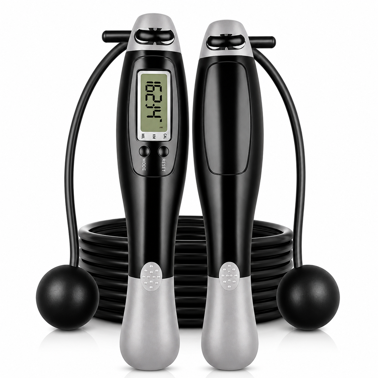 Main product image with LCD counter and weighted balls
