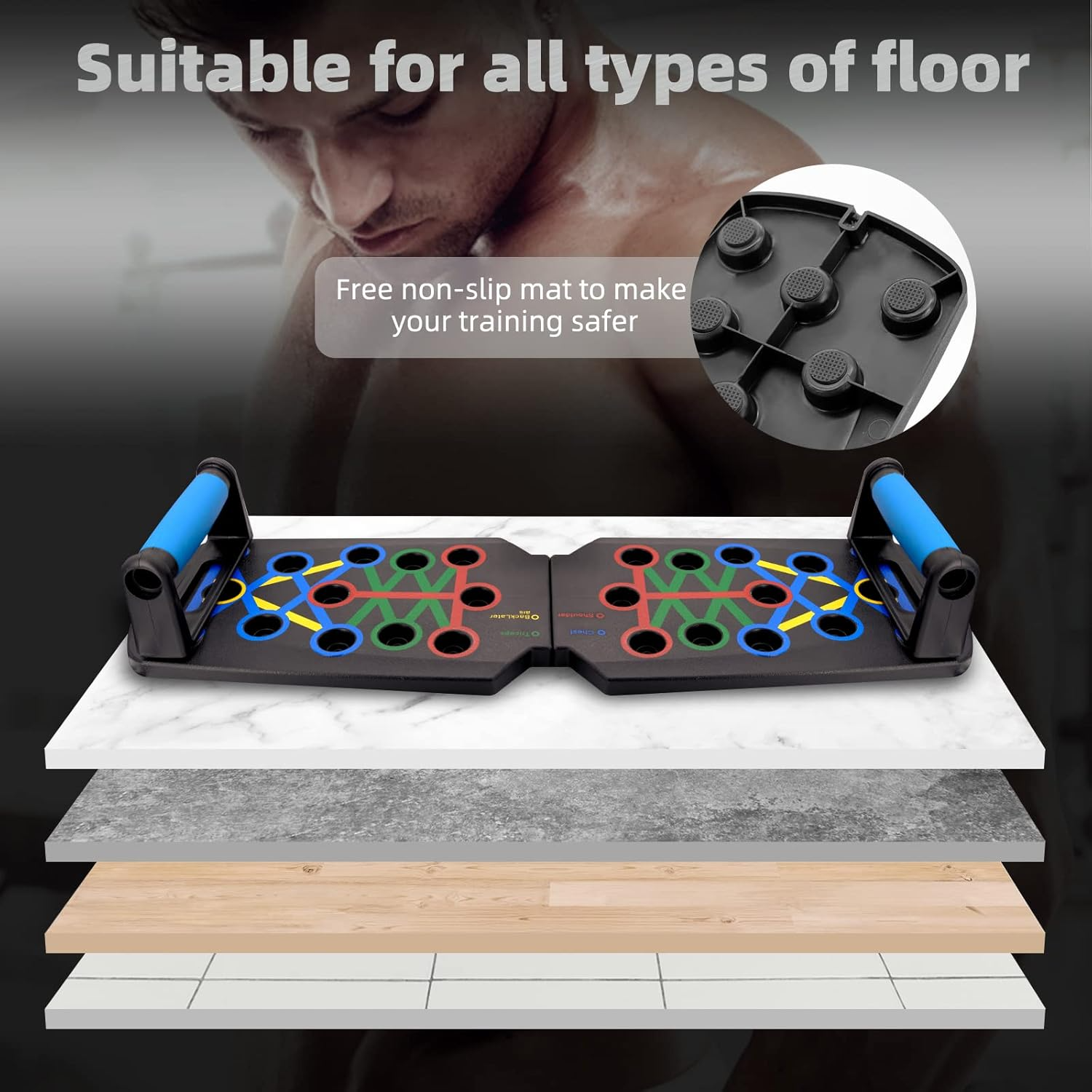 28-in-1 Push Up Board System