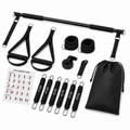 VitalVault Pilates Bar Kit with resistance bands, ankle straps, door anchor and carry bag for full body home workouts